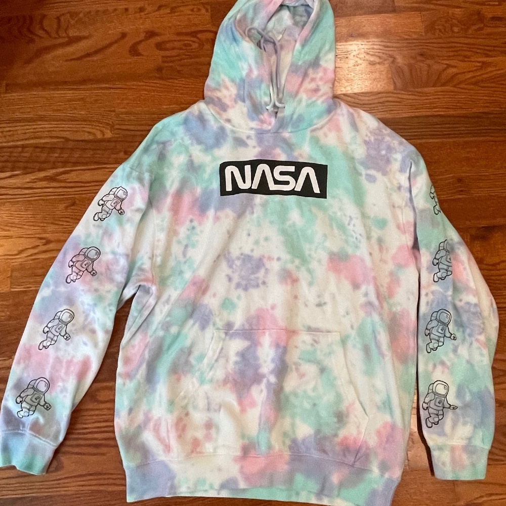Hyper Space NASA Tie-Dye Hoodie